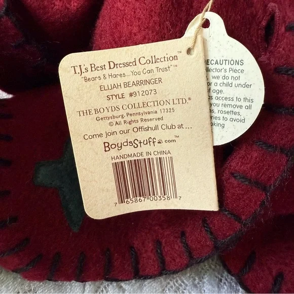 Boyds Bears Elijah Bearringer Collectable #912073 T.J.’s Best dressed collection - Picture 9 of 9